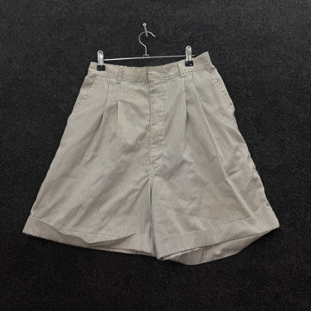 Vintage Congo Trader 70s Striped Culottes Shorts High Waist USA Made Size 14